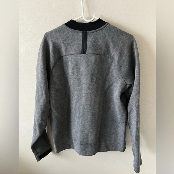 Nike Sportswear NSW Tech Fleece Jacket Mens Carbon Heather Grey size M EUC - Picture 2 of 4